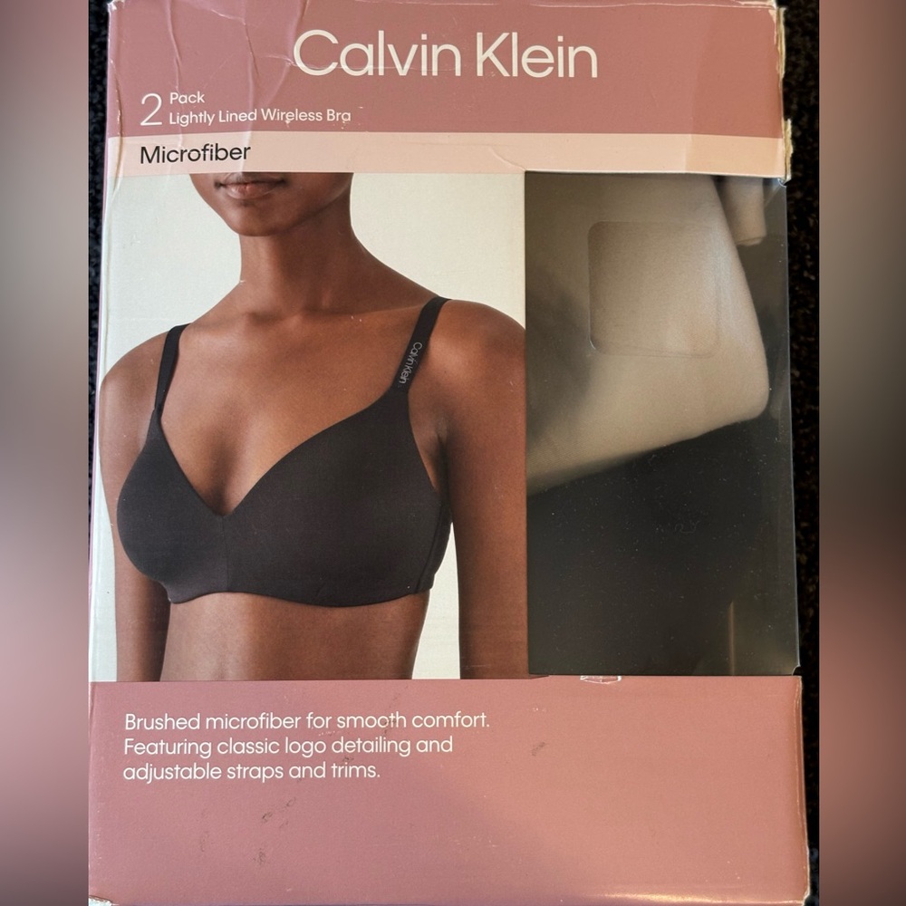 Calvin Klein Brushed Microfiber Bra 2 pack